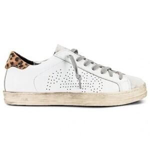 P448 John Low Top Sneakers Women Size EUR 40 (Us-9.5/10) Python Snake Print